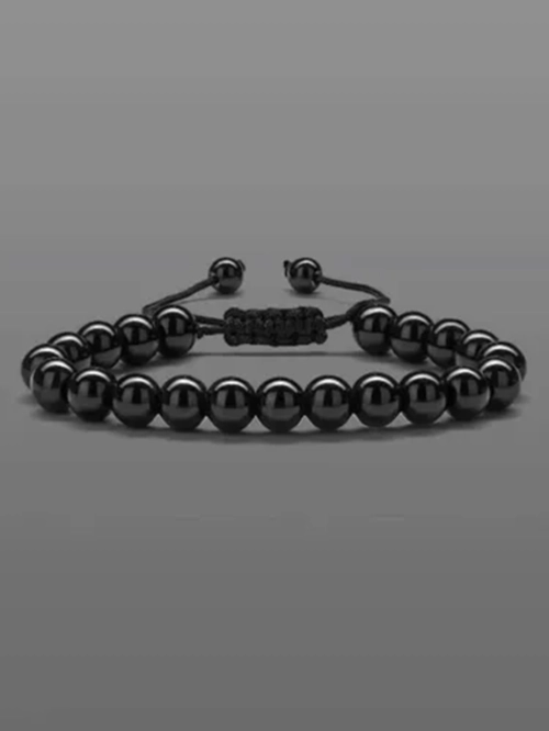 PULSERA TURMALINA PIEDRAS NATURALES MINIMALISTA UNISEX - 5