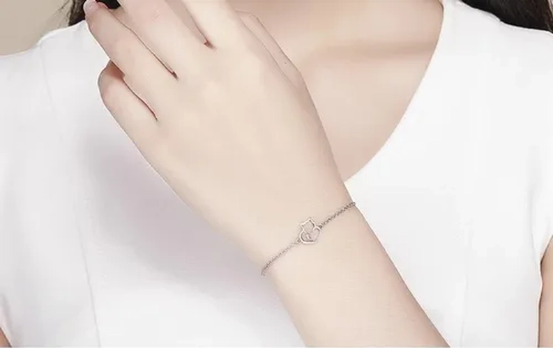 PULSERA GATO PLATA 925 MUJER - 3
