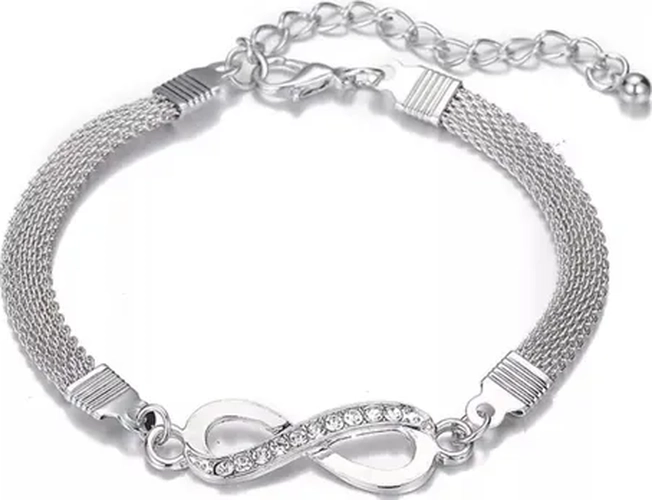 PULSERA BRAZALETE CIRCON DIAMANTE INFINITO - 1