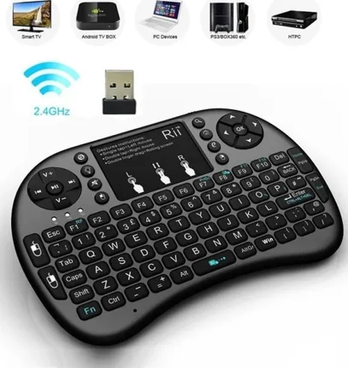PACK 2 MINI TECLADO INALAMBRICO CON MOUSE TOUCHPAD - 2