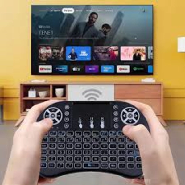MINI TECLADO BLUETOOTH RETROILUMINADO NEGRO - 3