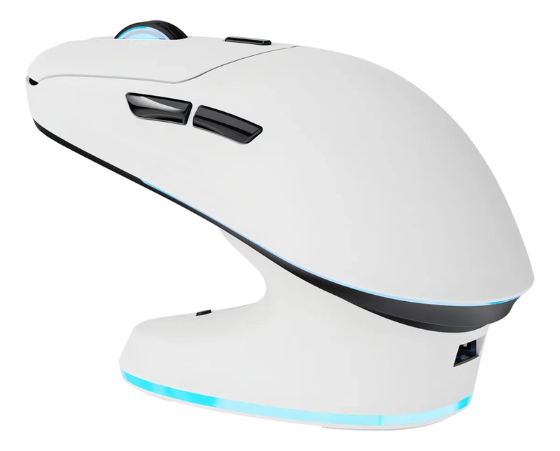 MOUSE THUNDEROBOT ML7 GAMER BLANCO RECARGABLE - 1