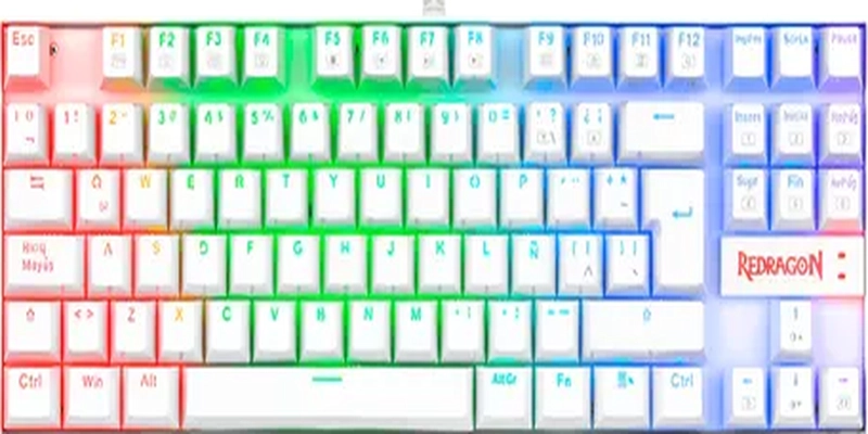 TECLADO MECANICO REDRAGON KUMARA K552W RED SWITCH ESP - 1