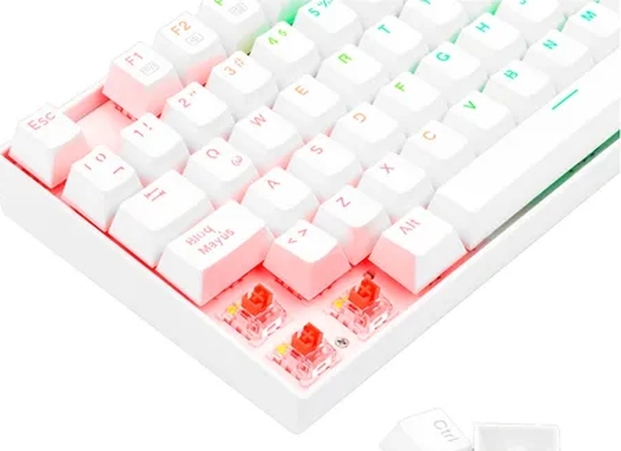 TECLADO MECANICO REDRAGON KUMARA K552W RED SWITCH ESP - 4