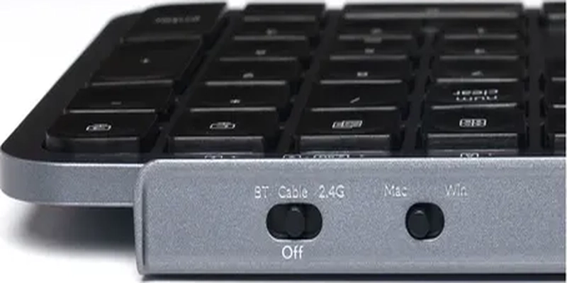 TECLADO INALAMBRICO KEYCHRON B6 PRO SLIM ESPAÑOL BLANCO - 3