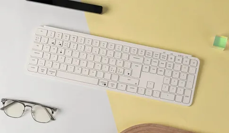 TECLADO INALAMBRICO KEYCHRON B6 PRO SLIM ESPAÑOL BLANCO - 7