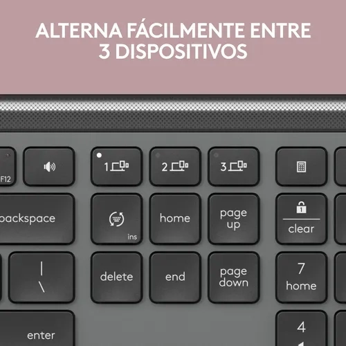 TECLADO LOGITECH K950 INALAMBRICO SLIM GRAFITO ESPAÑOL - 2