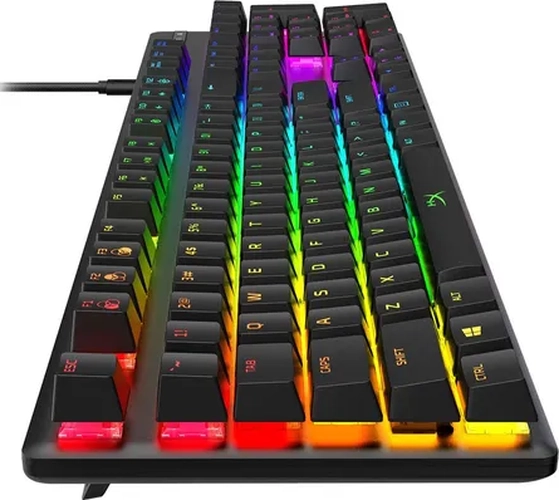 TECLADO GAMER HYPERX ALLOY ORIGINS RGB SW RED NEGRO - 1