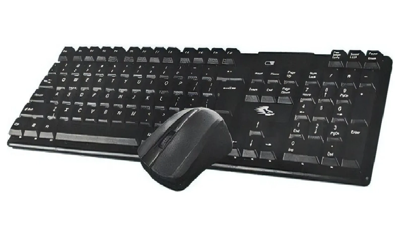 KIT TECLADO Y MOUSE JX-W3200 INALAMBRICO ESPAÑOL NEGRO - 1