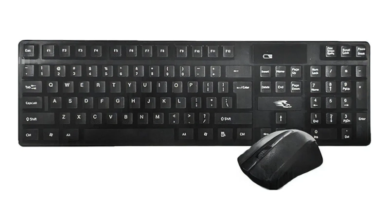 KIT TECLADO Y MOUSE JX-W3200 INALAMBRICO ESPAÑOL NEGRO - 2
