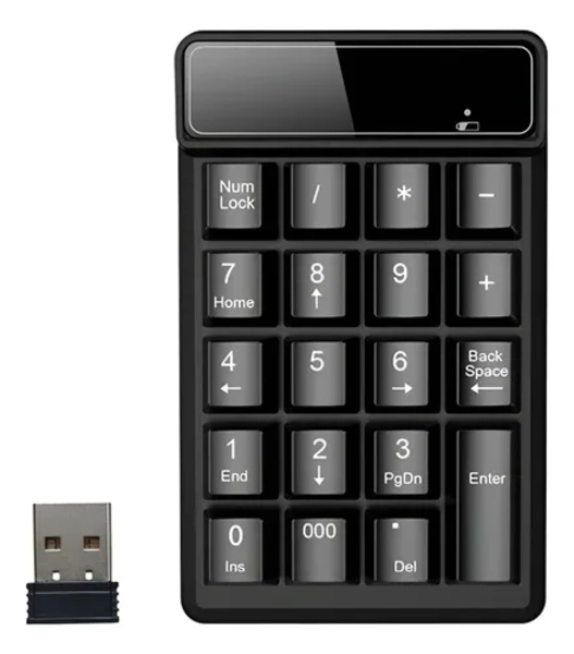 TECLADO MECANICO DIGITAL INALAMBRICO USB 19 TECLAS - 1