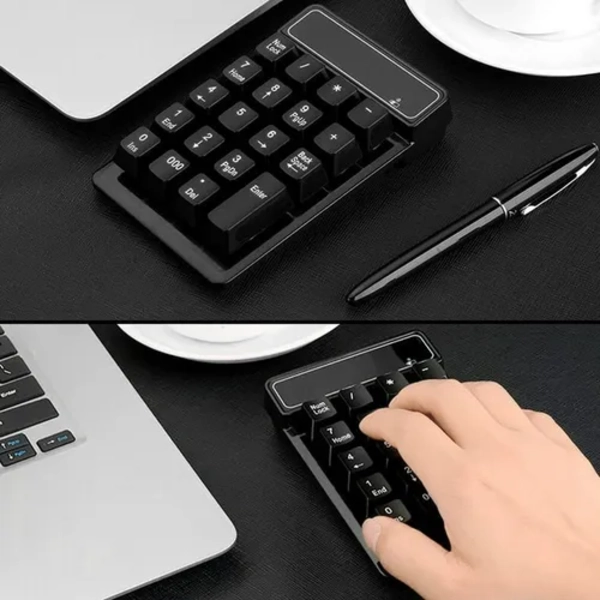 TECLADO MECANICO DIGITAL INALAMBRICO USB 19 TECLAS - 5
