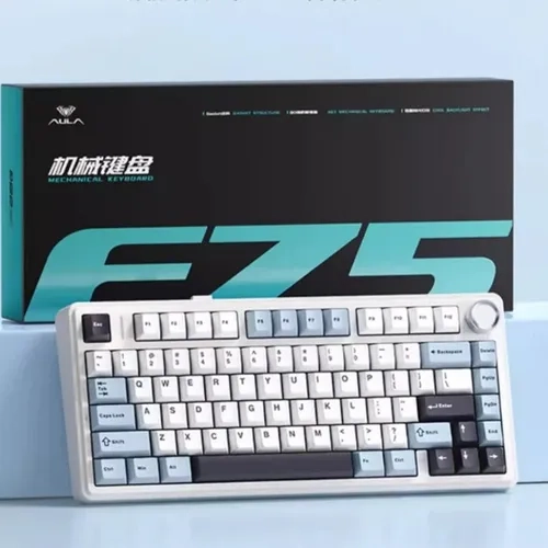 TECLADO AULA F75 MECANICO INALAMBRICO BLANCO INGLE S - 4