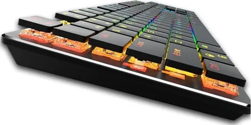 TECLADO MEETION MK80 MECANICO ULTRALIGERO RGB NEGRO - 6