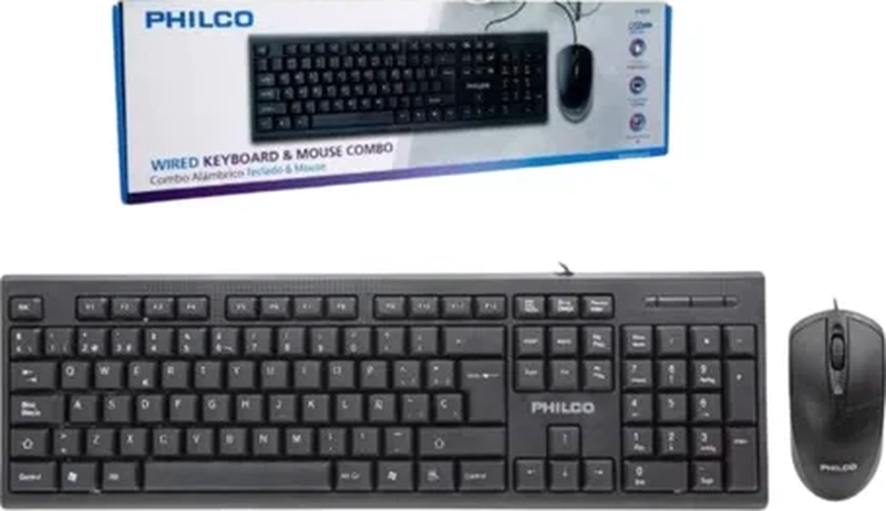 TECLADO INALAMBRICO PHILCO W601 2.4GHZ NEGRO - 3