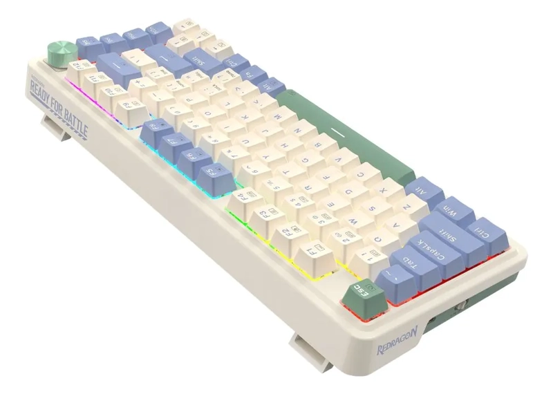 TECLADO REDRAGON ESPAÑOL LATINO PASTEL RGB - 5