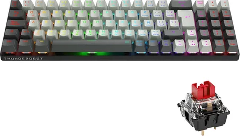 TECLADO MECANICO GAMER THUNDEROBOT K78 RGB ESPAÑOL - 1