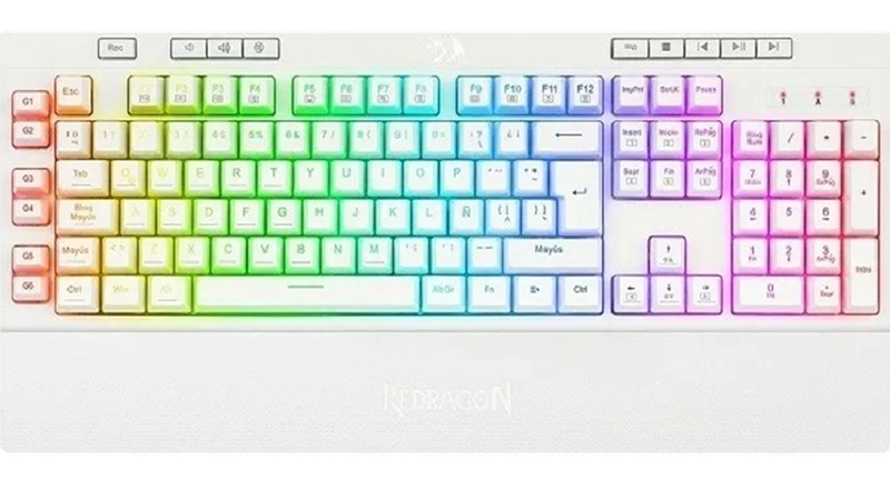 TECLADO REDRAGON TRUNDLE K668 RGB SWITCH ROJO - 5