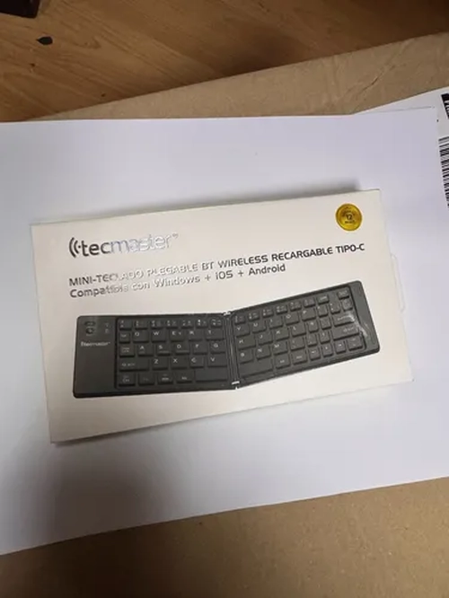 MINI TECLADO INALAMBRICO BLUETOOTH TECMASTER TM-100563 NEGRO - 2