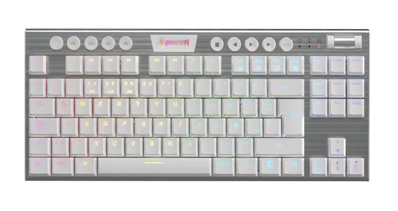 TECLADO REDRAGON HORUS WHITE K621W TKL WIRELESS - 1
