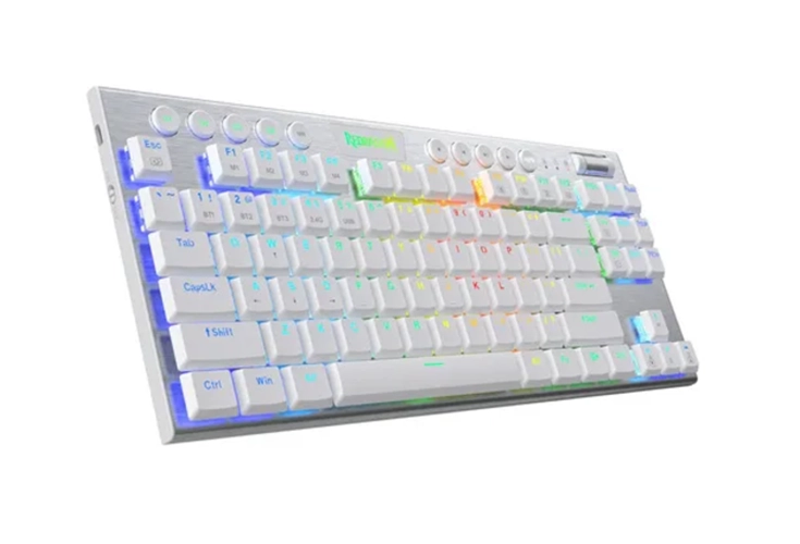 TECLADO REDRAGON HORUS WHITE K621W TKL WIRELESS - 3