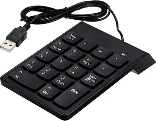 TECLADO NUME RICO USB NOTEBOOK ALAMBRICO FACIL DE USAR - 2