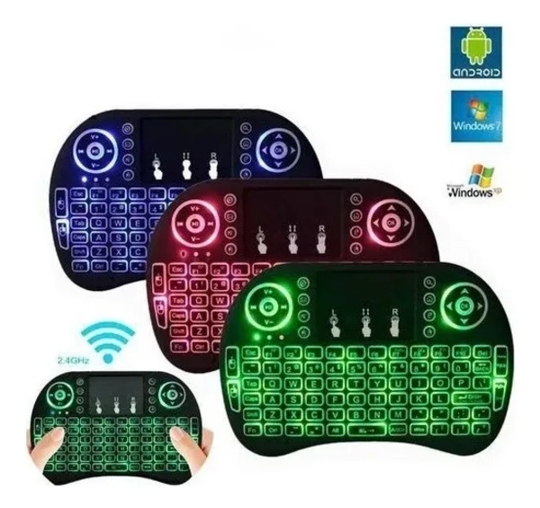 TECLADO BLUETOOTH SMART TOUCHPAD QWERTY NEGRO - 2