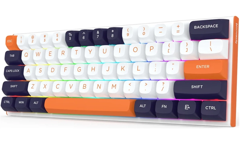 TECLADO REDRAGON FIDD K683 MECANICO RGB 60% BLANCO - 3