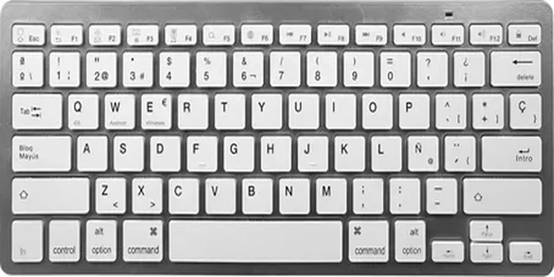 MINI TECLADO INALAMBRICO BLUETOOTH TABLET MAC - 1