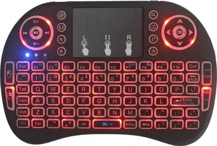 MINI TECLADO INALAMBRICO SMART TV BOX PC CONTROL TV - 1