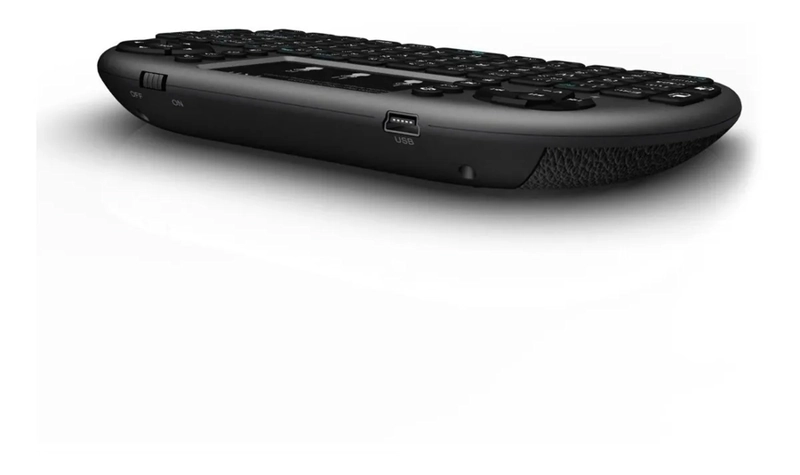 MINI TECLADO INALAMBRICO TOUCHPAD SMART TV PC NEGRO - 5