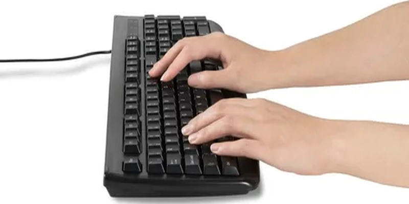 TECLADO FOR LIFE LAVABLE ALAMBRICO KENSINGTON NEGRO - 3