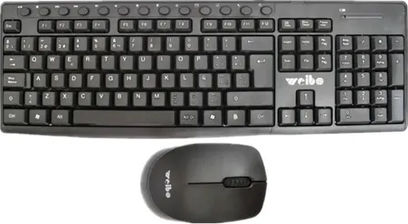 TECLADO Y MOUSE NUME RICO INALAMBRICO 2.4GHZ - 4