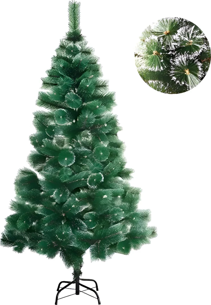ARBOL DE NAVIDAD 1.80M ARTIFICIAL PINO NAVIDEÑO FRONDOSO VERDE - 3