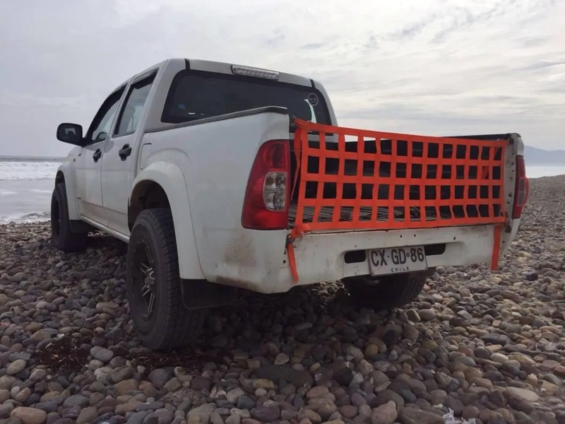 MALLA RED DEPORTIVA TRASERA PORTALON UNIV CAMIONETAS PICKUP - 1