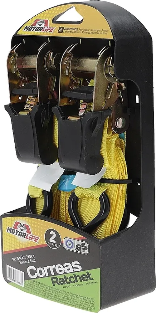 ESLINGA CORREA RATCHET MOTORLIFE 2 CORREAS 5 MT - 3