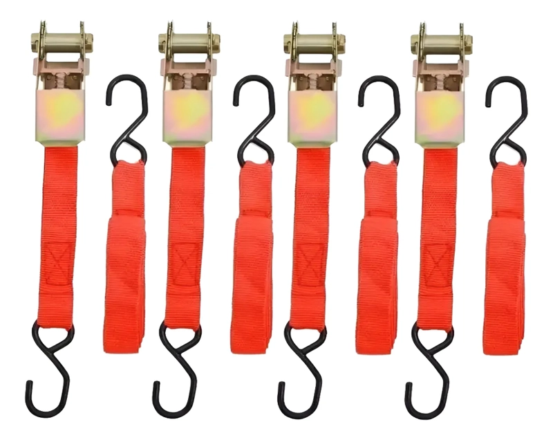 CINTA DE AMARRAR CARGA O CORREA TENSORA DE CARGA 4 PCS - 1