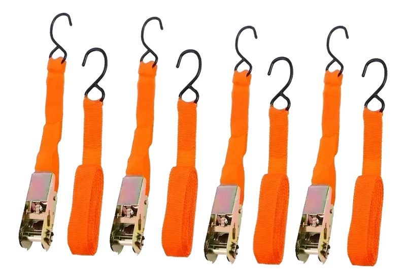 CINTA DE AMARRAR CARGA O CORREA TENSORA DE CARGA 4 PCS - 2