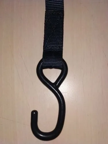 LINGA CORREA AMARRE RAPIDO 5MT. GANCHOS DE FIERRO ENGOMADO - 2