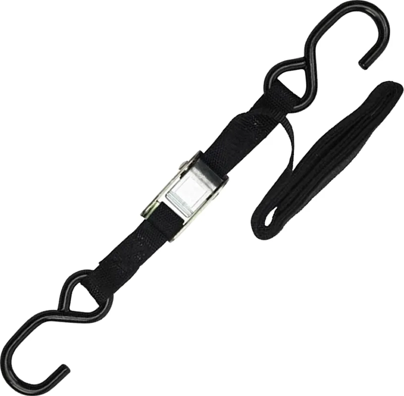 TIE DOWNS ESLINGA NEGRO 4 UNI CON TRIBILIN AMARRAS PARA MOTO - 2