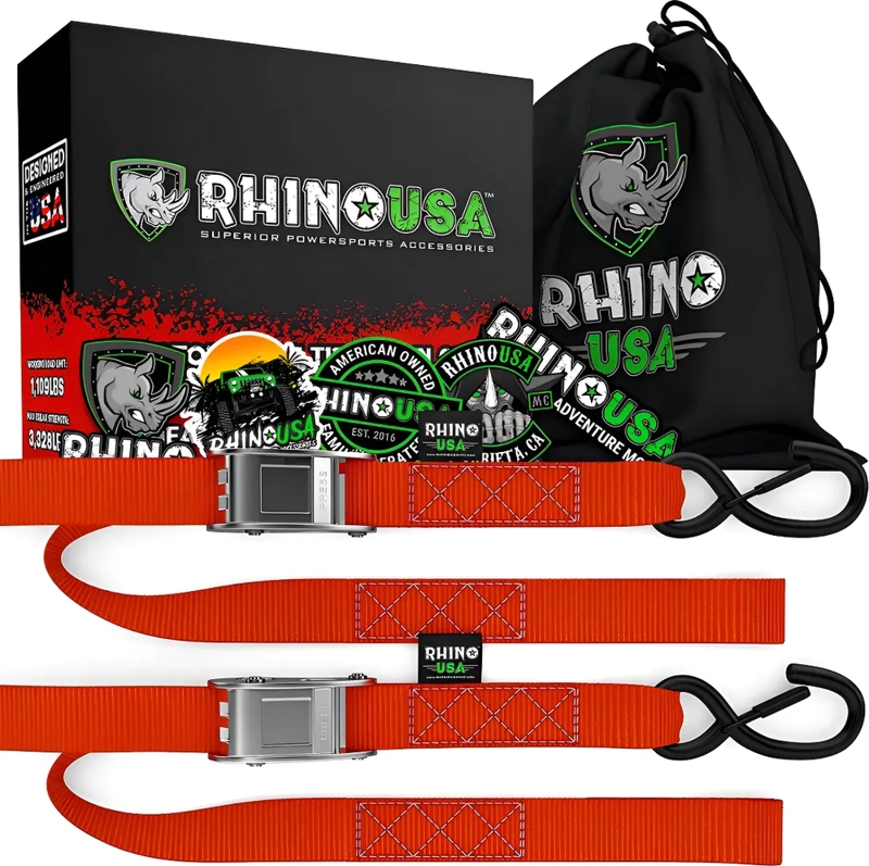 PACK X 2 CORREAS DE AMARRE 3,8 CM X 244 CM RHINO USA - 2