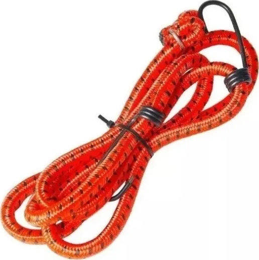 CUERDA ELASTICA 12MM X1.5MT ESLINGA AMARRE PULPO EQUIPAJE - 2