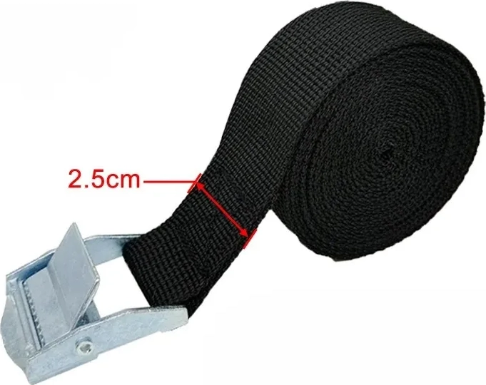 CINTA DE AMARRE TIPO ESLINGA 500KG NEGRO - 2
