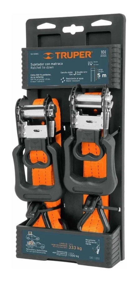 ESLINGA PARA CARGA 5M 1000 KGS SU-1000C TRUPER - 1