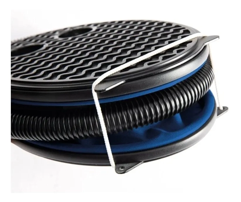 INFLADOR DE PIE CON 3 BOQUILLAS INTEX NEGRO - 2