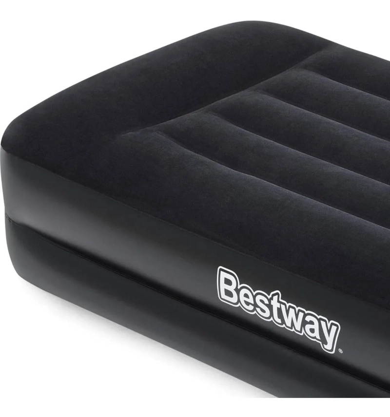 COLCHON ELE CTRICO INFLABLE 1 PLAZA BESTWAY COLOR NEGRO - 3