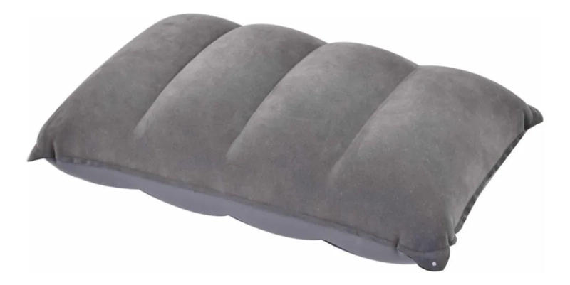 COLCHON INFLABLE INDIVIDUAL DOBLE GRIS - 2