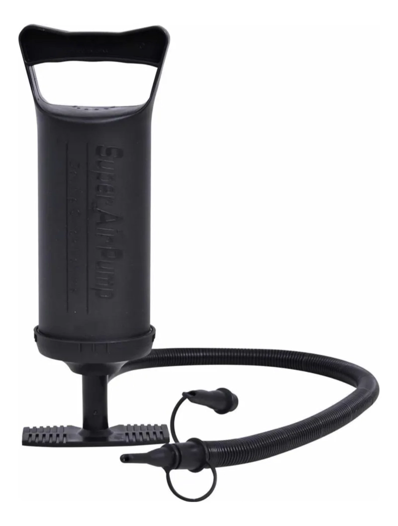 COLCHON INFLABLE INDIVIDUAL DOBLE GRIS - 3