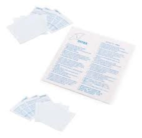 KIT PARCHES DE REPARACION INTEX AUTOADHESIVOS 7X7 CM // BAMO BLANCO - 1