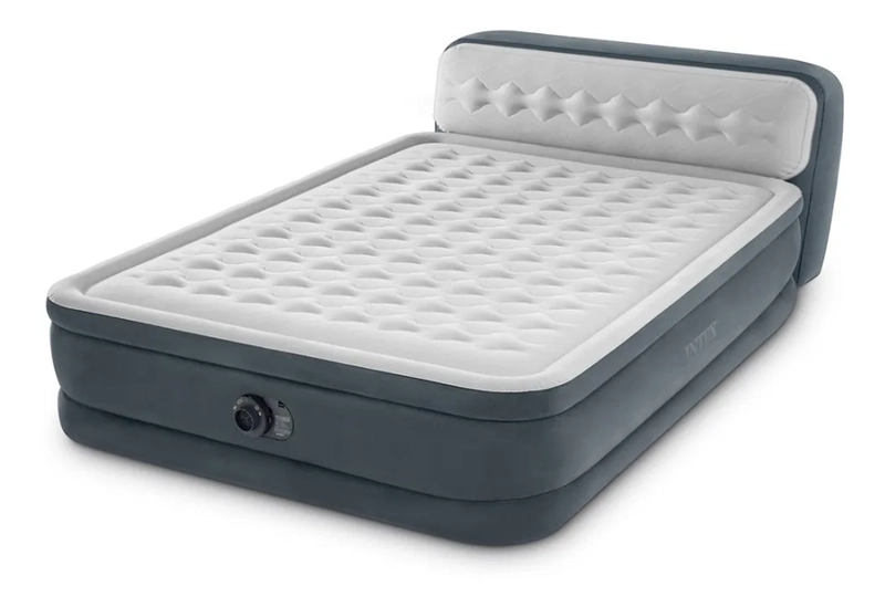 COLCHON INFLABLE ELE CTRICO INTEX 2 PLZ 152X203X46 CM // BAMO GRIS - 2
